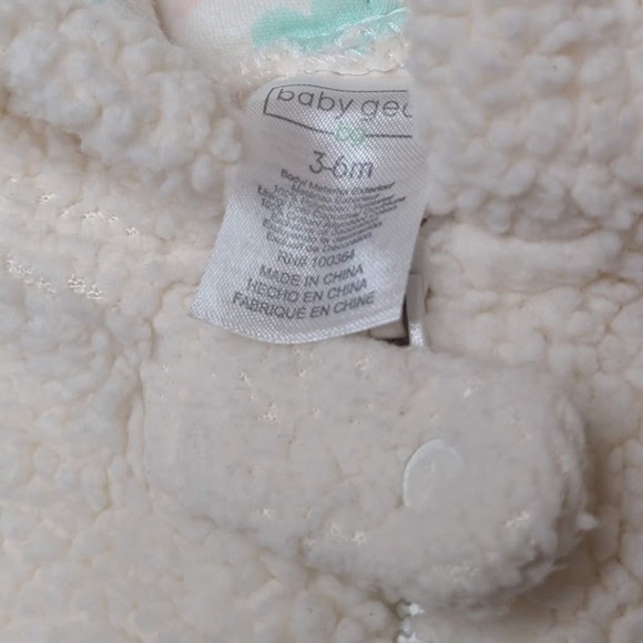 Baby Gear 3-6 Months Baby Girl Footed Unicorn Bear Pajamas - Picture 5 of 9